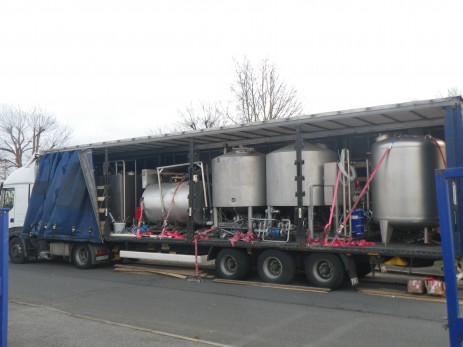 Camion 1ere livraison à la Brasserie de Meaux (77)