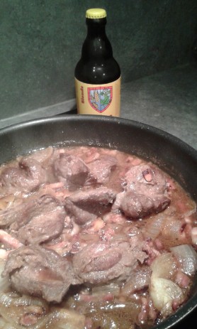 Joue de porc à la bière de Meaux