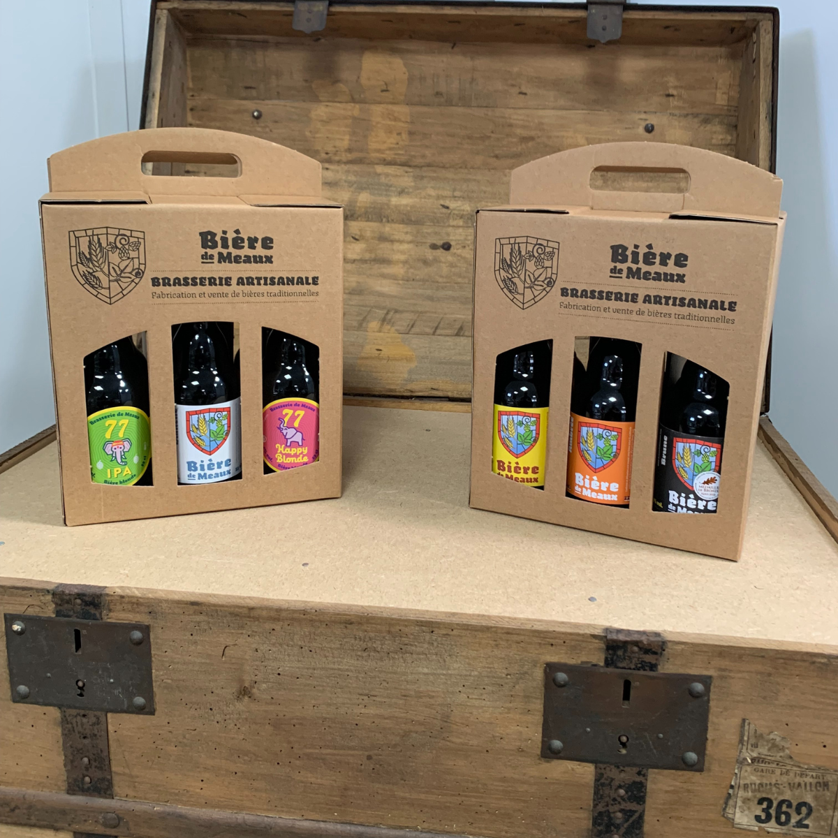 Coffret cadeau 6x33cl brasserie de meaux